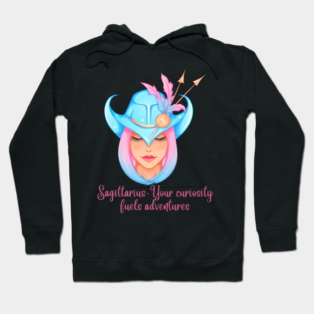 Sagittarius Birth Sign Hoodie by BirdsnStuff